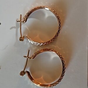 14K Rose Gold earrings